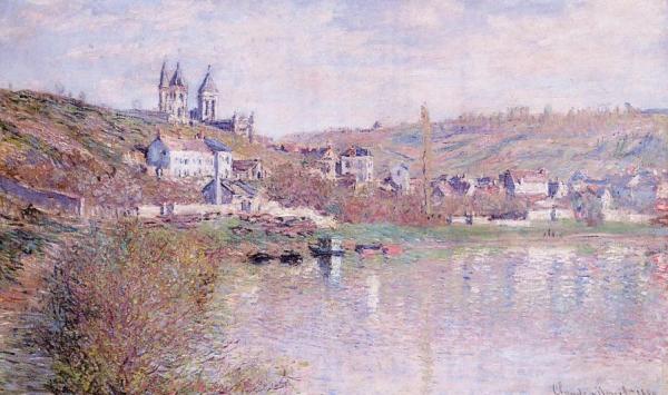 The Hills Of Vetheuil by Claude Monet