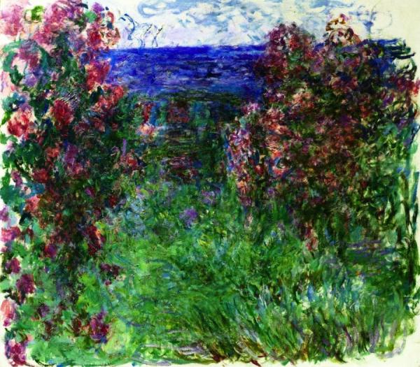 The House Among Roses by Claude Monet
