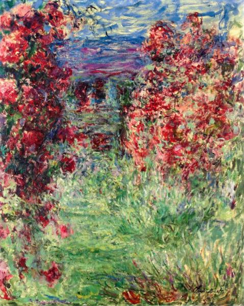 The House Among The Roses by Claude Monet