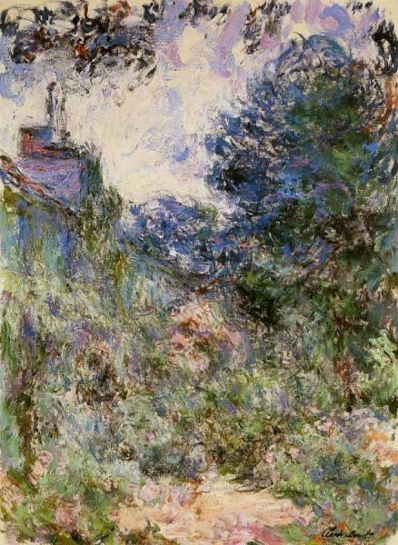 The House Seen From The Rose Garden by Claude Monet