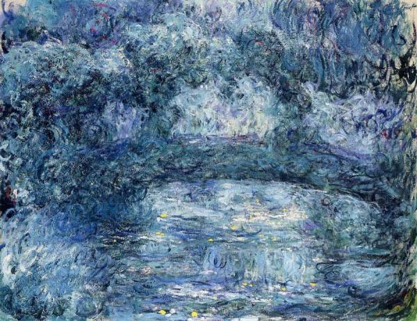 The Japanese Bridge by Claude Monet