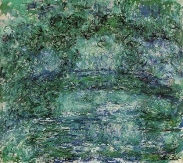 The Japanese Bridge by Claude Monet