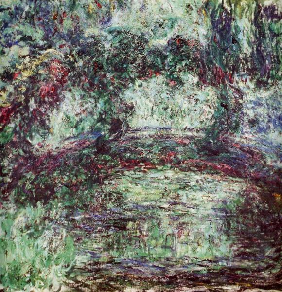 The Japanese Bridge by Claude Monet