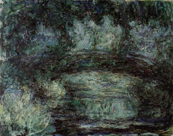 The Japanese Bridge by Claude Monet