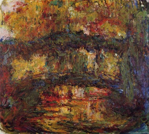 The Japanese Bridge by Claude Monet