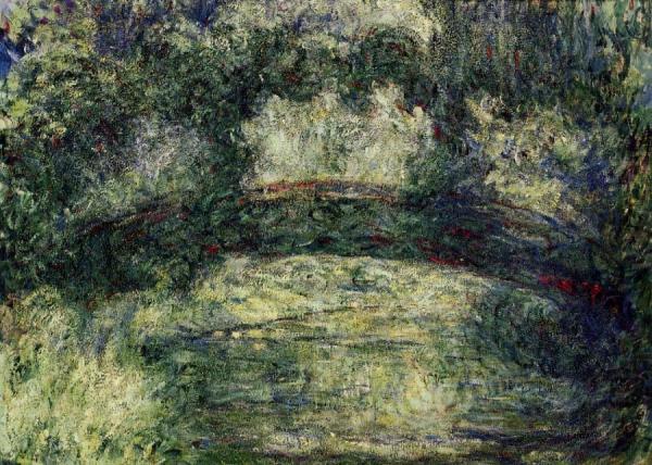 The Japanese Bridge by Claude Monet