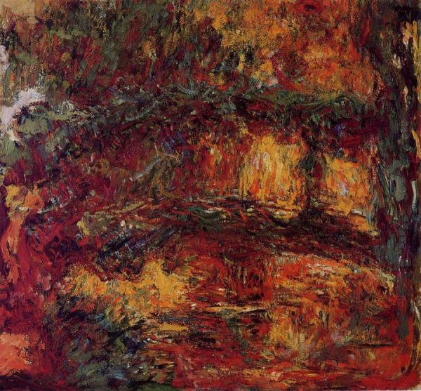 The Japanese Bridge At Giverny by Claude Monet