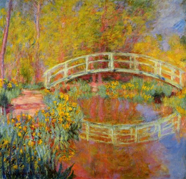 The Japanese Bridge At Giverny by Claude Monet
