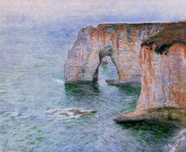 The Manneport Seen From The East by Claude Monet