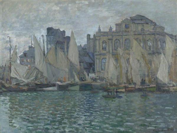 The Museum At Le Havre by Claude Monet