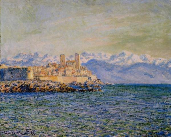 The Old Fort At Antibes by Claude Monet
