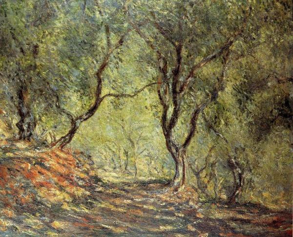 The Olive Tree Wood In The Moreno Garden by Claude Monet