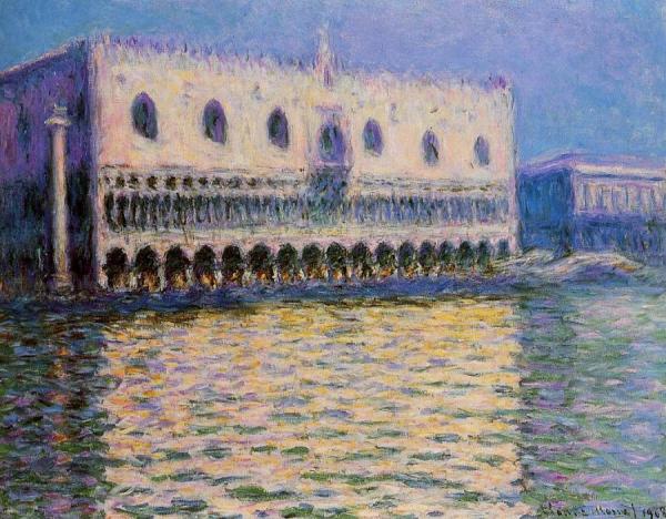 The Palazzo Ducale by Claude Monet