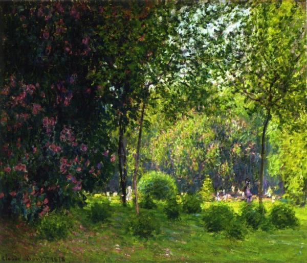 The Parc Monceau by Claude Monet
