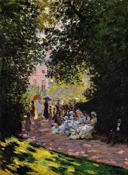 The Parc Monceau by Claude Monet