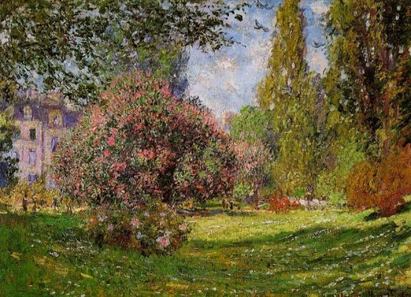 The Parc Monceau, Paris by Claude Monet