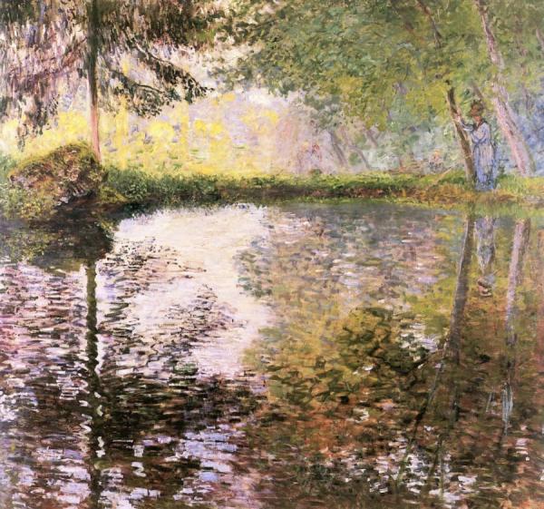 The Pond At Montgeron by Claude Monet