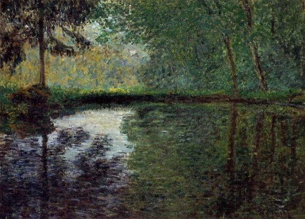 The Pond At Montgeron by Claude Monet