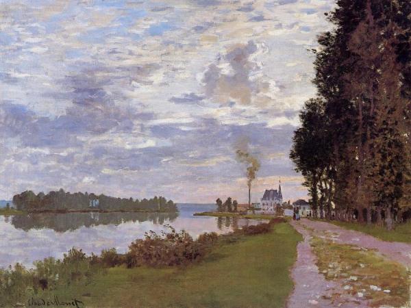 The Promenade At Argenteuil by Claude Monet