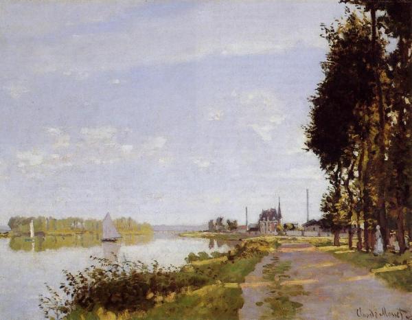 The Promenade At Argenteuil by Claude Monet