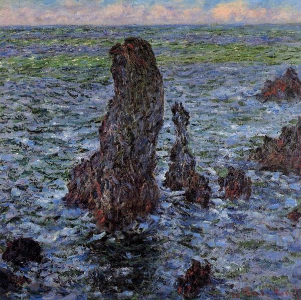 The 'pyramids' At Port-coton by Claude Monet Oil Painting Reproductions