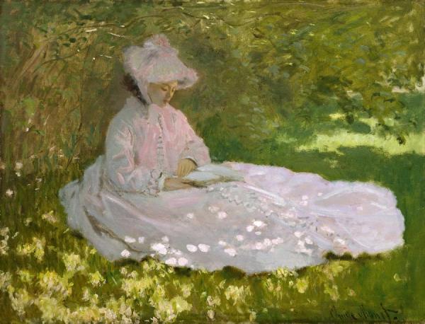 The Reader by Claude Monet