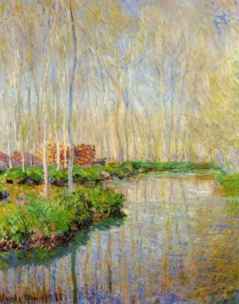 The River Epte by Claude Monet