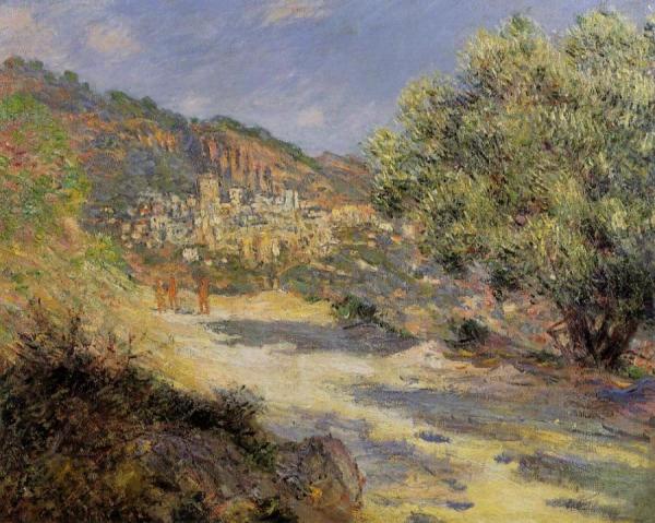 The Road To Monte Carlo by Claude Monet