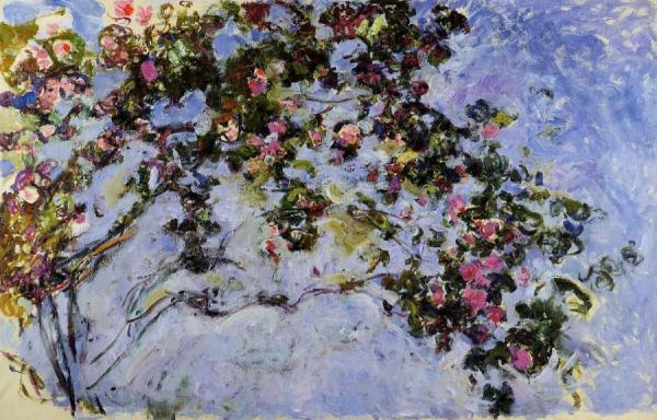 The Rose Bush by Claude Monet