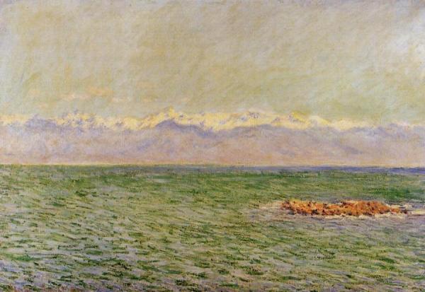 The Sea And The Alps by Claude Monet