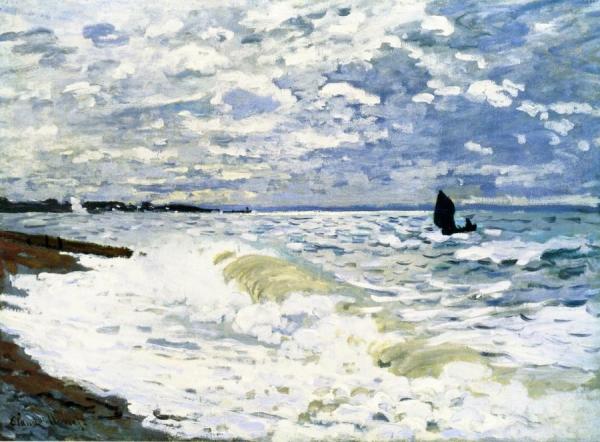 The Sea At Saint-adresse by Claude Monet