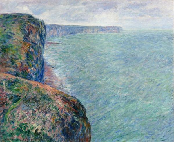The Sea View Of Cliffs by Claude Monet