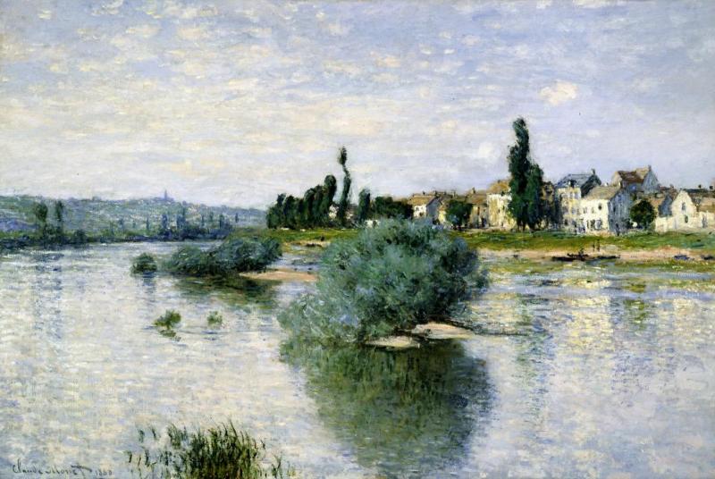 The Seine At Lavacourt, 1880 by Claude Monet