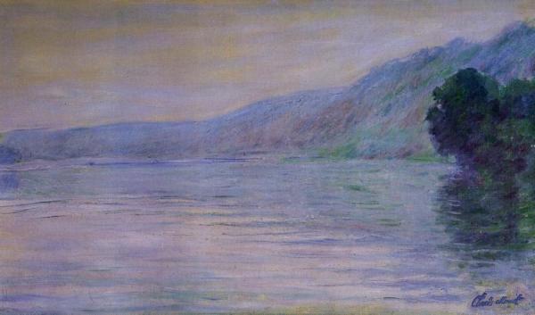 The Seine At Port-villez, Blue Effect by Claude Monet