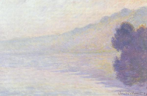 The Seine At Port-villez, Mist by Claude Monet