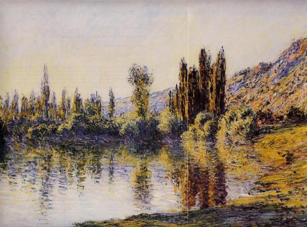The Seine At Vetheuil by Claude Monet