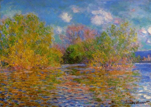 The Seine Near Giverny by Claude Monet