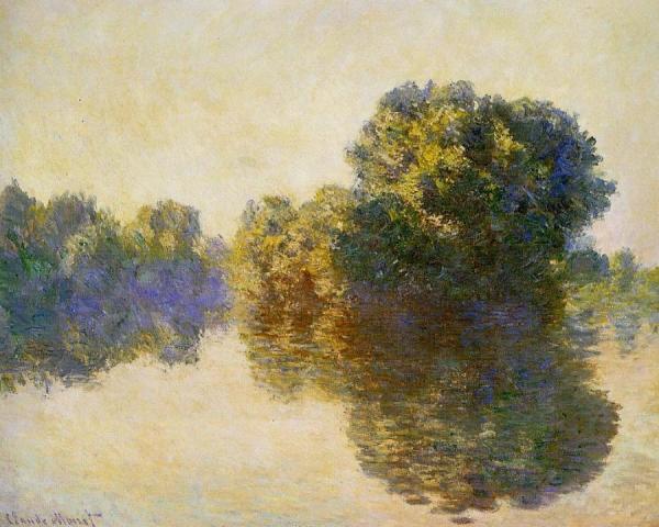 The Seine Near Giverny by Claude Monet