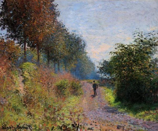 The Sheltered Path by Claude Monet