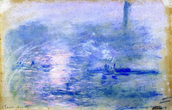 The Thames In Fog by Claude Monet Oil Painting Reproductions