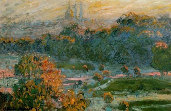 The Tuileries (study) by Claude Monet Oil Painting Reproductions