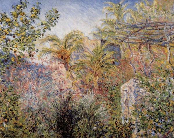 The Valley Of Sasso, Bordighera by Claude Monet
