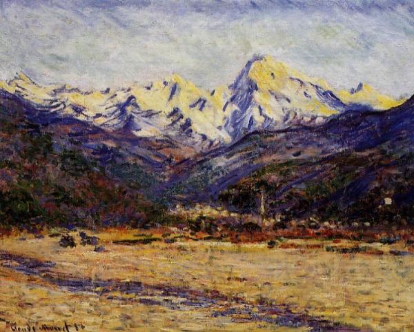The Valley Of The Nervia by Claude Monet