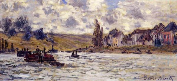 The Village Of Lavacourt by Claude Monet Oil Painting Reproductions