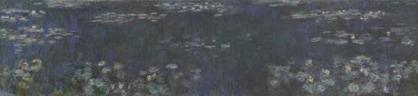 The Water Lilies - Green Reflections by Claude Monet Oil Painting Reproductions