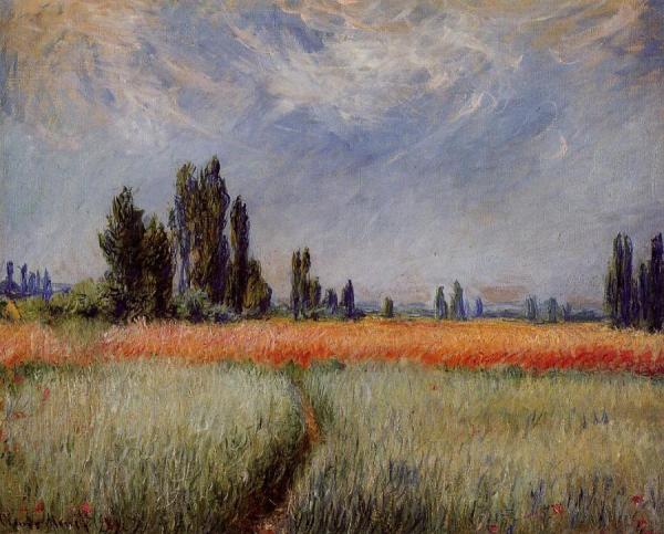 The Wheat Field by Claude Monet