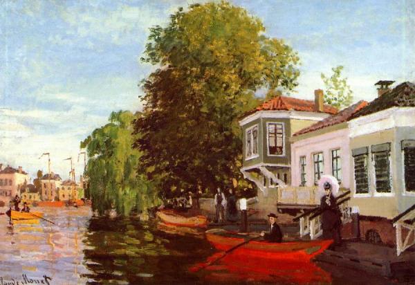 The Zaan At Zaandam by Claude Monet Oil Painting Reproductions