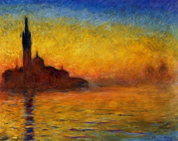 Twilight, Venice by Claude Monet Oil Painting Reproductions
