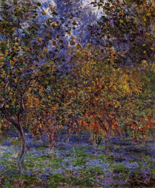 Under The Lemon Trees by Claude Monet