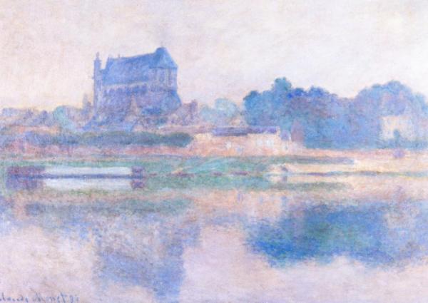 Vernon Church In Grey Weather by Claude Monet